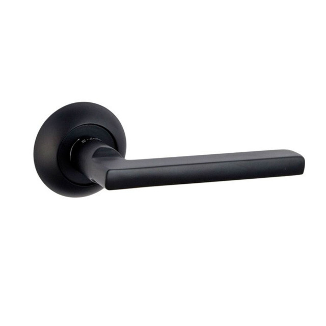Ручки дверные S-Locked 224 BL матовый черный