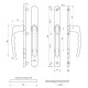 Ручки на планке Apecs HP-92.7105-W