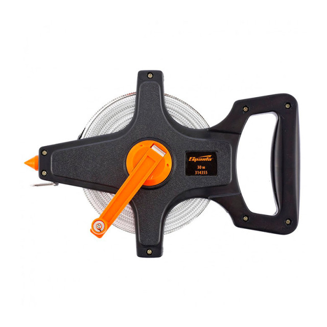 Рулетка геодезическая Sparta 314355 30 м*12.5 мм лента ПВХ открытый корпус