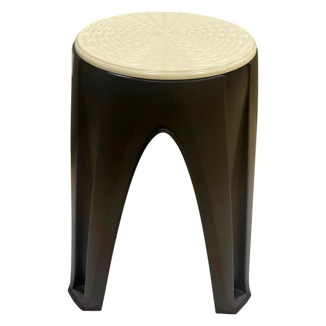 Табурет InGreen Rattan с вращающимся сиденьем 353*353*450 мм горький шоколад