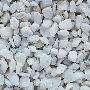 Щебень РуБелЭко 5-10 мм мраморно-белый 20 кг