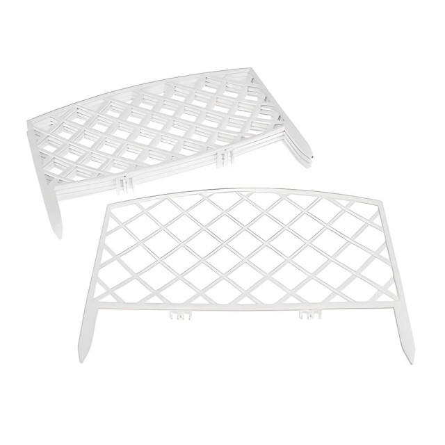 Забор декоративный Гарденпласт Romanika №1 белый