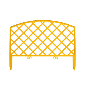 Забор декоративный Гарденпласт Romanika №1 желтый