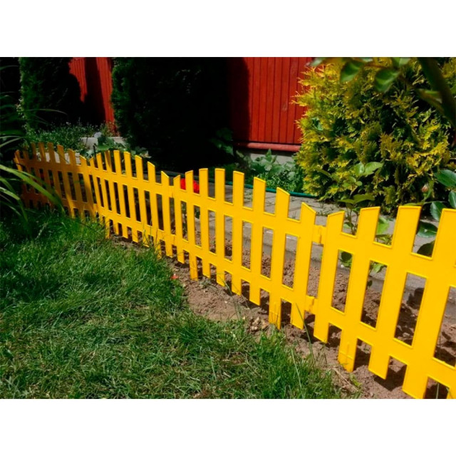 Забор декоративный Гарденпласт Renessans №2 желтый