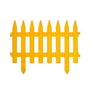 Забор декоративный Гарденпласт Gotika №3 желтый