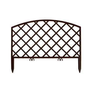 Забор декоративный Гарденпласт Romanika №1 шоколад