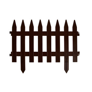 Забор декоративный Гарденпласт Gotika №3 шоколад