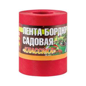 Бордюр ленточный Дом Мастеров Классика текстурированный 900*15 см красный