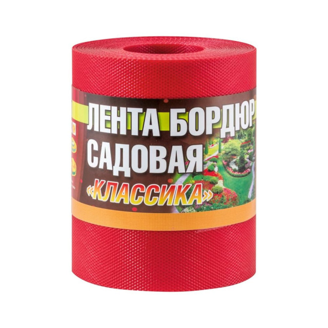 Бордюр ленточный Дом Мастеров Классика текстурированный 900*15 см красный