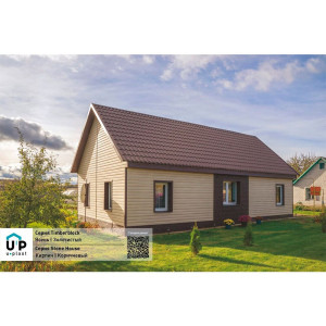 Сайдинг Ю-Пласт Тимберблок ясень золотистый