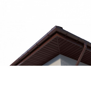 Софит ТехноНиколь Оптима частично перфорированный каштан