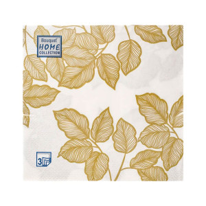 Салфетки декоративные Bouquet Home Collection Classic Золотая осень 25019 33*33 см 3 слоя 20 шт