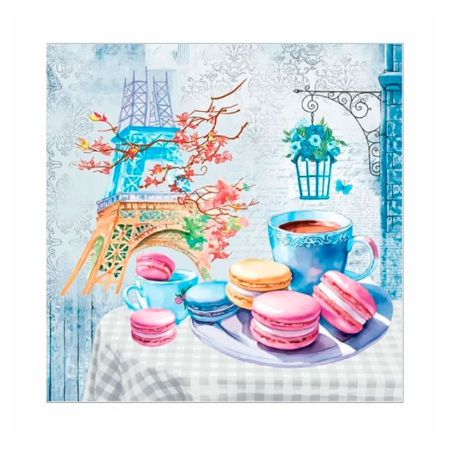 Салфетки декоративные Bouquet Home Collection Classic Французское пирожное 25340 33*33 см 3 слоя 20 шт