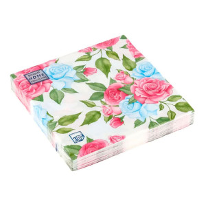 Салфетки декоративные Bouquet Home Collection Classic Букетик из роз 25003 33*33 см 3 слоя 20 шт