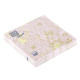 Салфетки декоративные Bouquet Home Collection Золотые цветы на сиреневом 57758 33*33 см 3 слоя 20 шт
