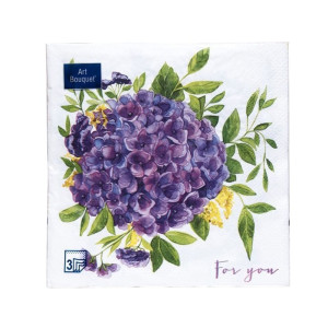 Салфетки декоративные Art Bouguet For you 37338 33*33 см 3 слоя 20 шт