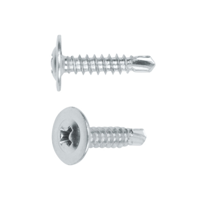 Саморез с прессшайбой 4.2*41 мм Starfix SMZ1-50367-25 цинк со сверлом 25 шт