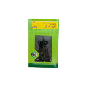 Саморез по гипсокартону 3.5*45 мм ЕКТ BW000035 крупный шаг в коробке с окном 500 шт