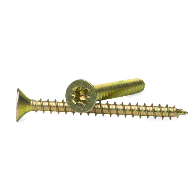 Саморез универсальный 6*60 мм Монтаж MD001293 желтый цинк 20 шт