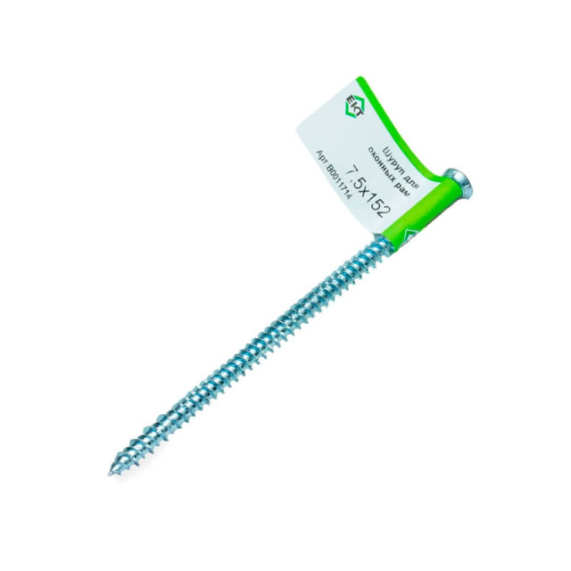 Шуруп для оконных рам 7.5*152 мм ЕКТ B0011714