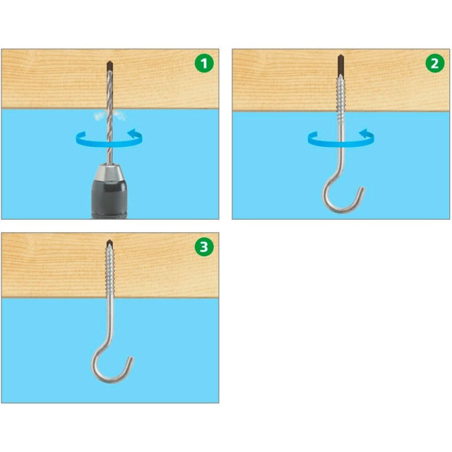 Шуруп-полукольцо 4*35*49 мм Монтаж BM001127 цинк 10 шт