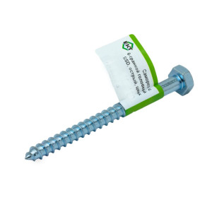 Саморез 10.0*100 мм ЕКТ B0011745 с 6-гранной головкой острый цинк 1 шт