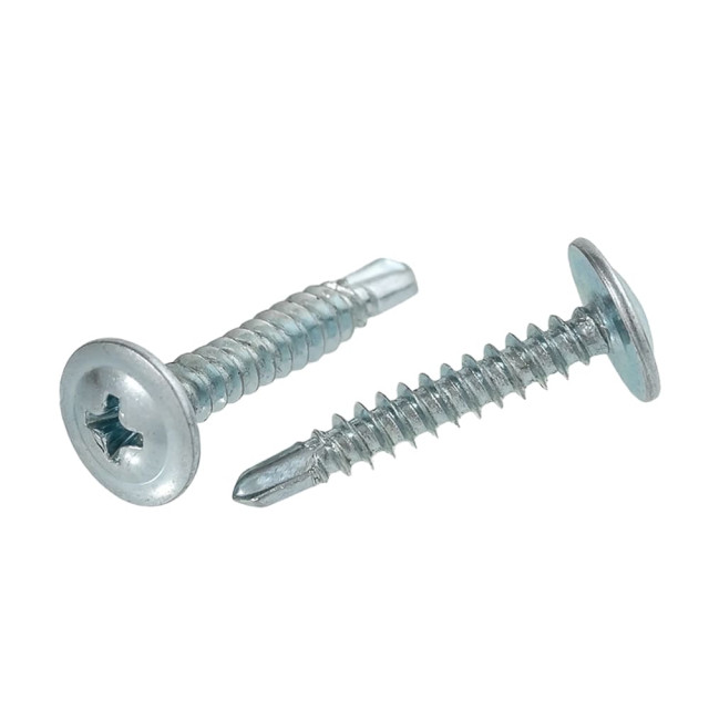 Саморез с прессшайбой 4.2*57 мм Starfix SMZ1-50382-10 цинк со сверлом 10 шт