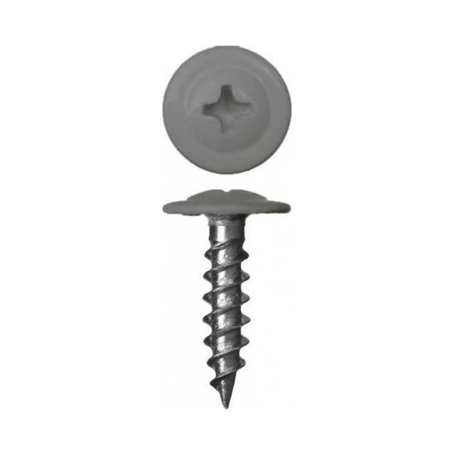 Саморез с прессшайбой 4.2*19 мм Starfix SMP1-54106-150 цинк острый RAL 7004 сигнальный снрый 150 шт