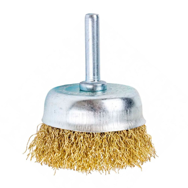 Щетка чашка Волат 81010-75 75 мм гофра