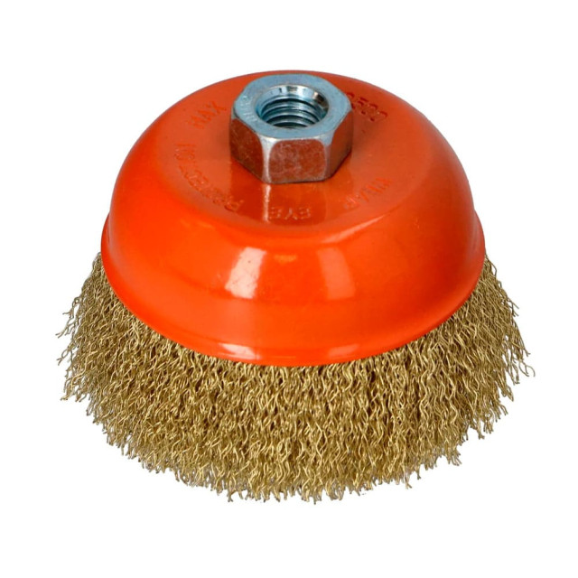 Щетка торцевая Faster Tools 2766 M14 125 мм латунная