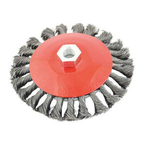 Щетка угловая Faster Tools М14 120 стальная плетеная