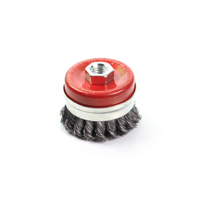 Щетка для шлифмашины Gepard GP0860-100 чашка косичка 100 мм усиленная