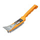 Щетка стальная Faster tools FT301-13 с пластиковой ручкой и скребком 4-рядная