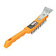 Щетка стальная Faster tools FT301-14 с пластиковой ручкой и скребком 5-рядная