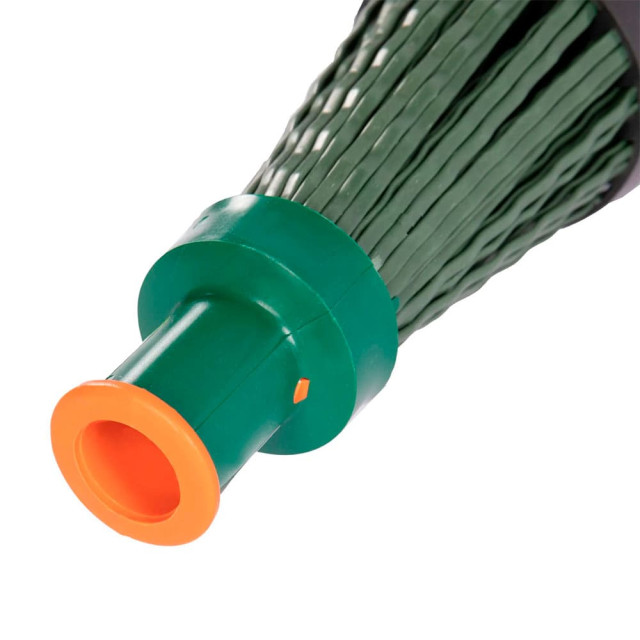 Метла Сибртех 63206 полипропиленовая 140*310 мм круглая с фиксирующим ободом без черенка