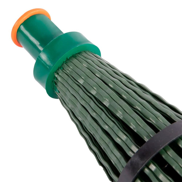 Метла Сибртех 63206 полипропиленовая 140*310 мм круглая с фиксирующим ободом без черенка