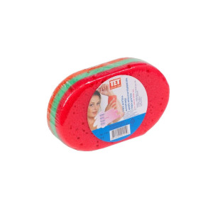 Губка ТЕТ Г-41 трехцветная овал круг прямоугольник бант