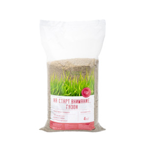 Травосмесь Зеленая Русь На старт внимание Газон 4 кг