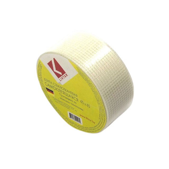 Лента стеклотканевая Lihtar самоклеящаяся 45 мм*45 м