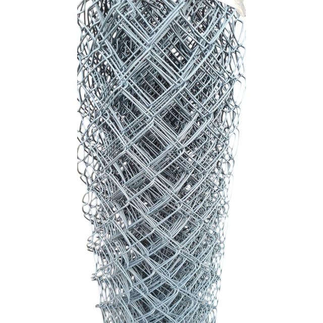 Сетка-рабица 55*55*2.6 мм с ПВХ серая 1.2*10 м