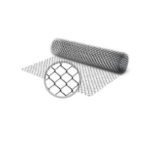 Сетка рабица оцинкованная 55*55 мм D-1.6 мм h 1.5*10 м