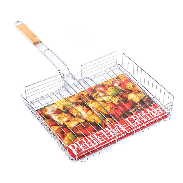 Решетка-гриль Home Line BBQ66 металлическая 27.5*35*67 см с бортом 6 см