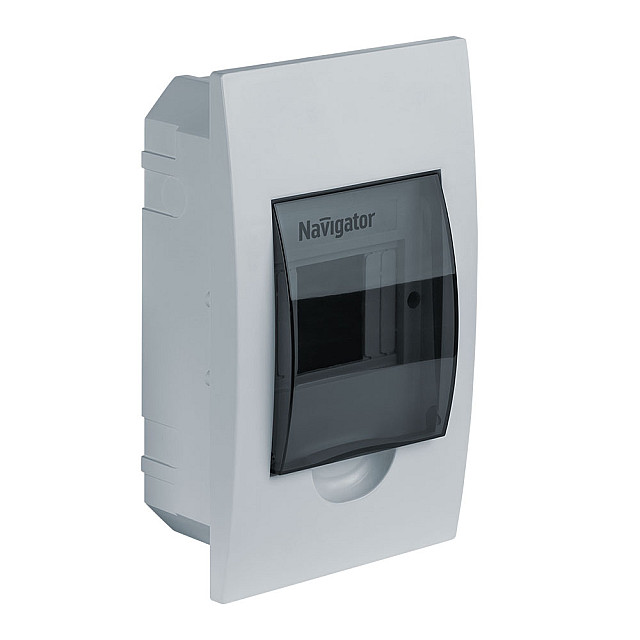 Бокс встраиваемый Navigator 93 801 NSS-DBI-4-WH-IP41 ЩРВ-П-4 модуля пластик