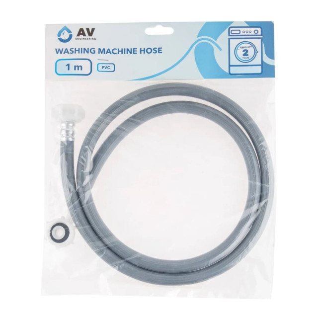 Шланг заливной ПВХ AV Engineering AVE3303100 для стиральной машины 1.0 м