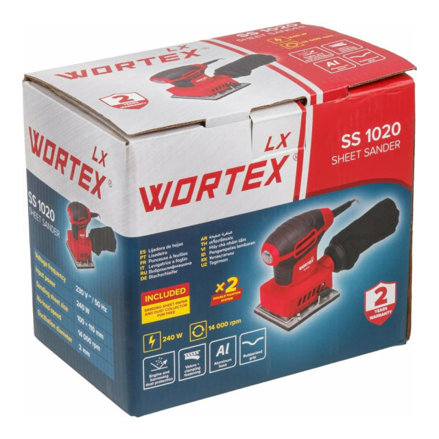 Шлифмашина вибрационная Wortex LX SS 1020