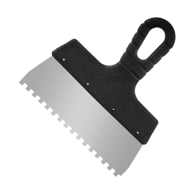 Шпатель фасадный Remocolor Мастер 12-7-200 зубчатый нержавеющая сталь 200 мм зуб 6*6 мм