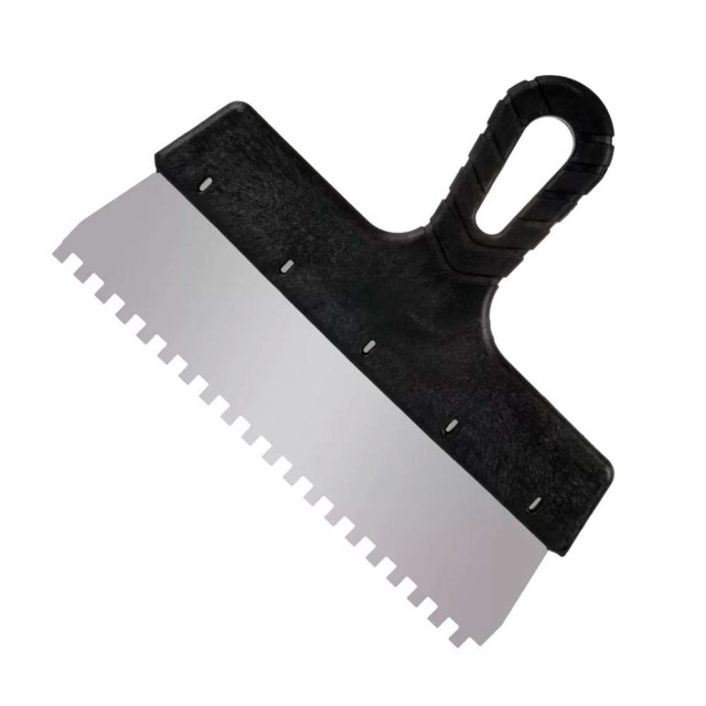 Шпатель фасадный Remocolor Мастер 12-7-250 зубчатый нержавеющая сталь 250 мм зуб 6*6 мм