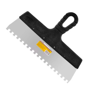 Шпатель фасадный Remocolor Мастер 12-8-300 зубчатый нержавеющая сталь 300 мм зуб 8*8 мм