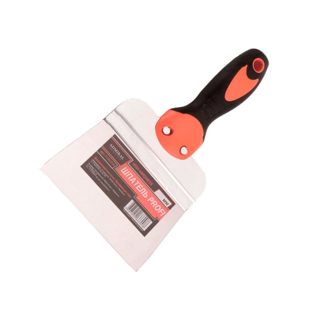 Шпатель фасадный Admiral Ш40ДВ нержавеющий двухкомпанентная ручка 40 мм