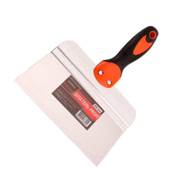 Шпатель фасадный Admiral Ш200ДВ нержавеющий двухкомпанентная ручка 200 мм